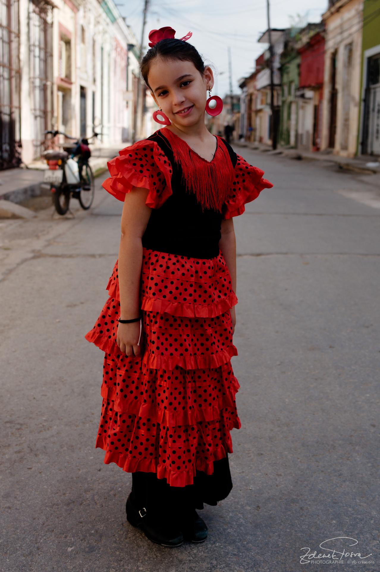 Avant le spectacle de danses espagnols, Cárdenas